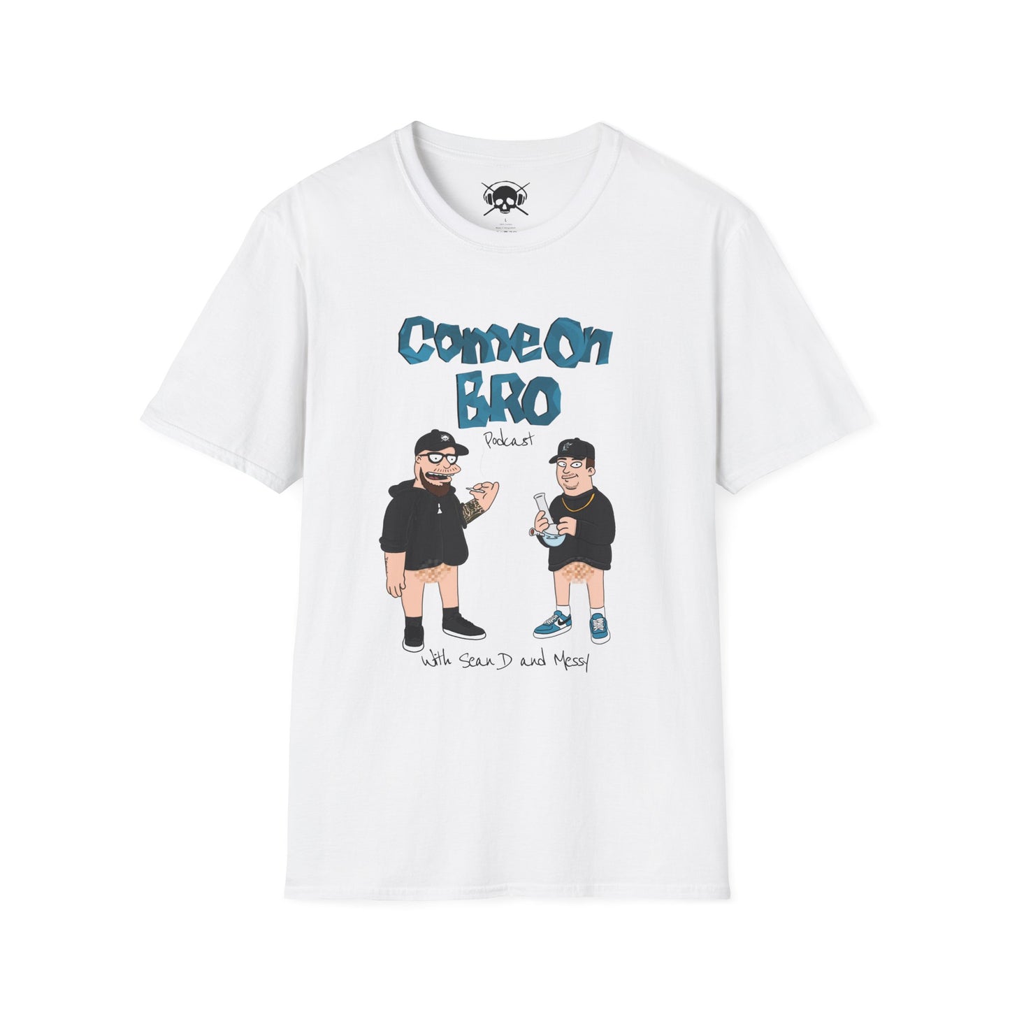 Come On Bro Podcast Logo Tee