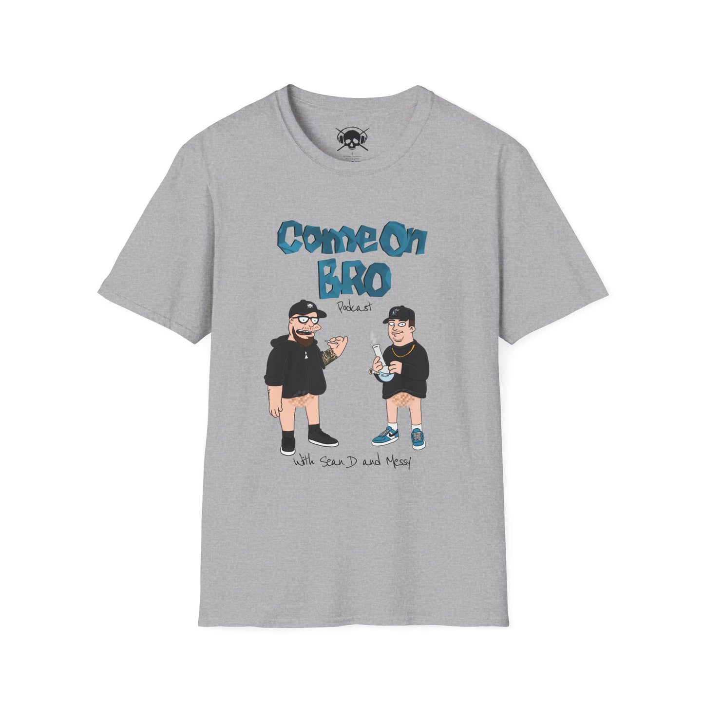 Come On Bro Podcast Logo Tee