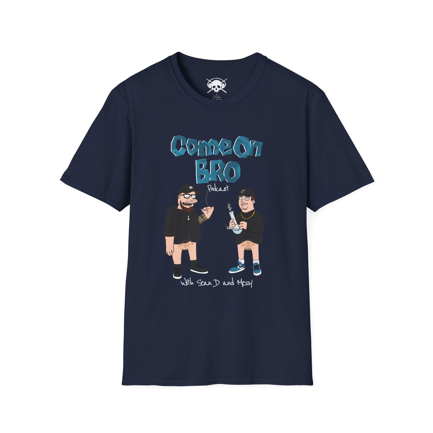 Come On Bro Podcast Logo Tee
