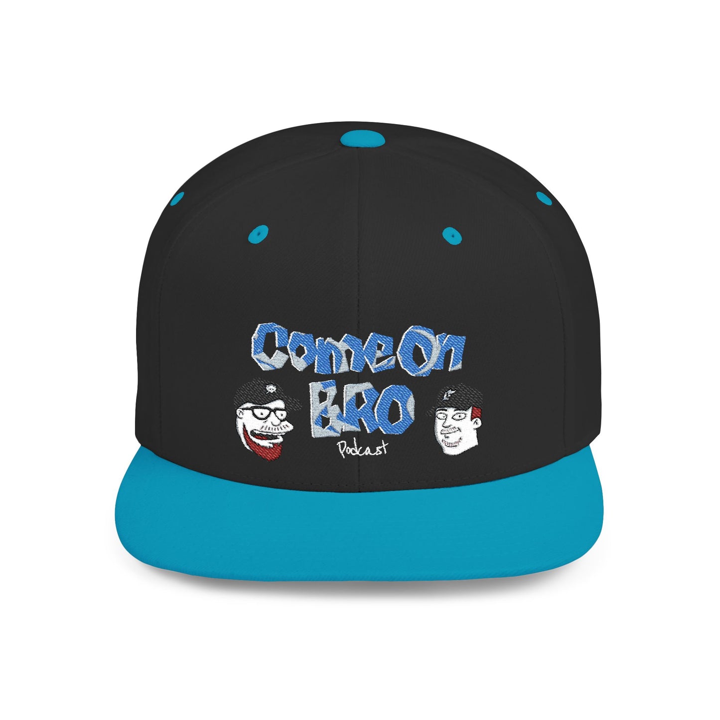 Come On Bro Podcast - Faces Snapback Hat