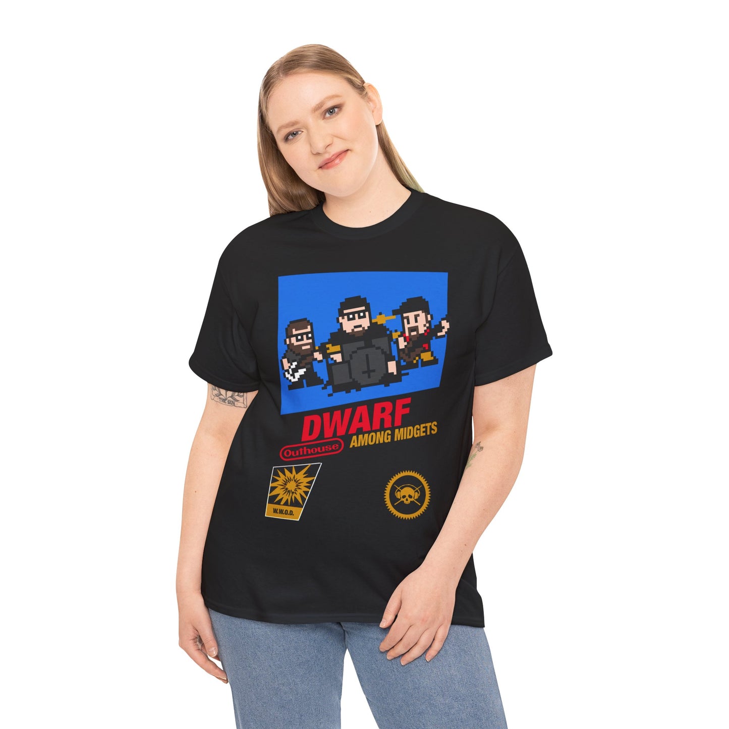 Dwarf Among Midgets - 8 Bit Tee