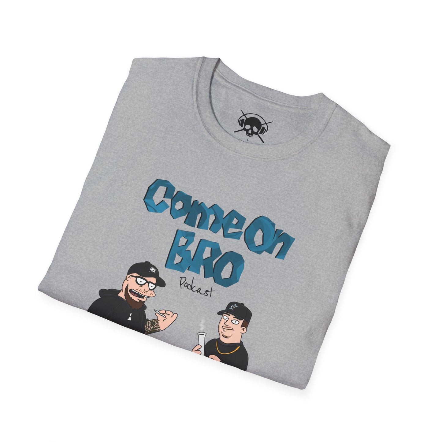 Come On Bro Podcast Logo Tee