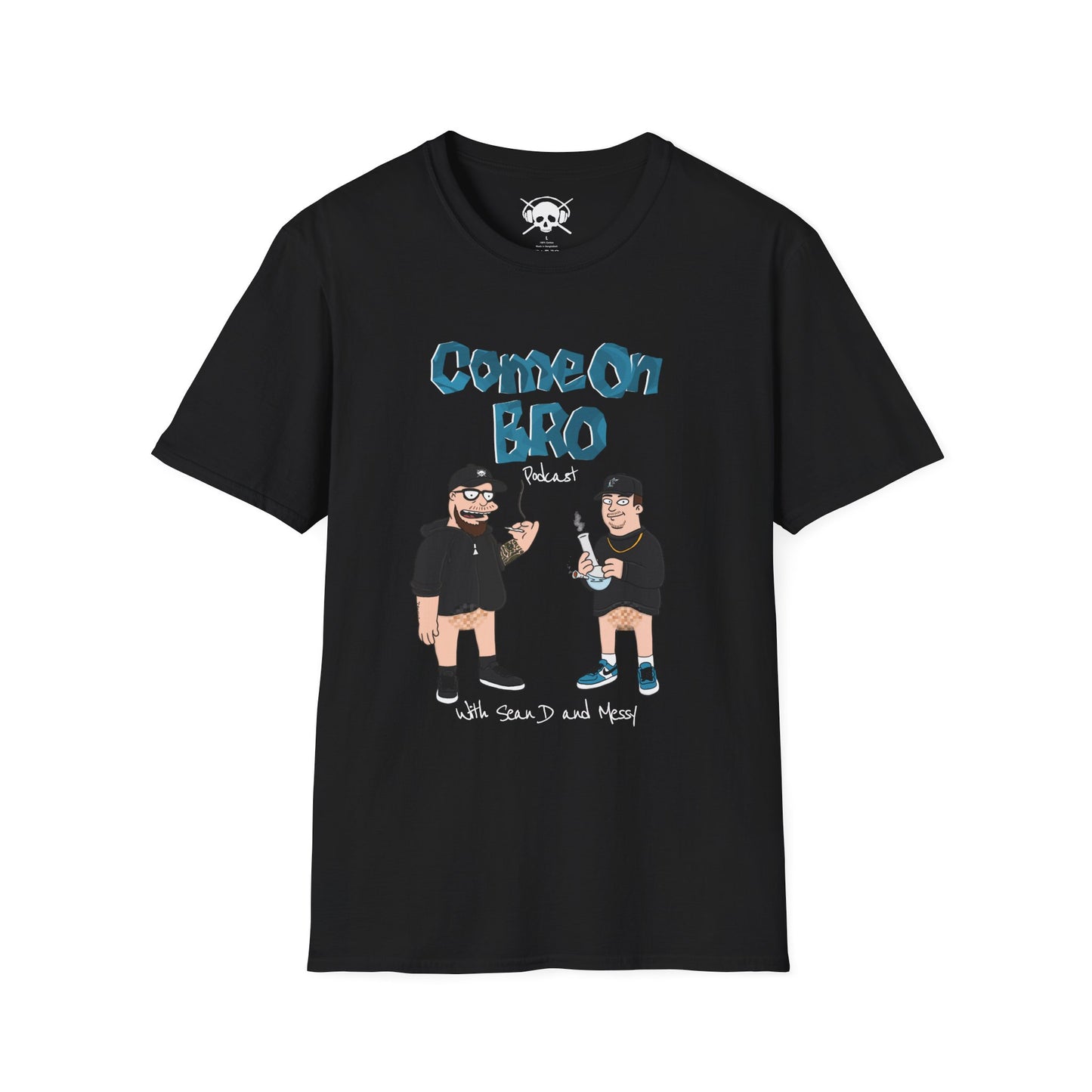 Come On Bro Podcast Logo Tee