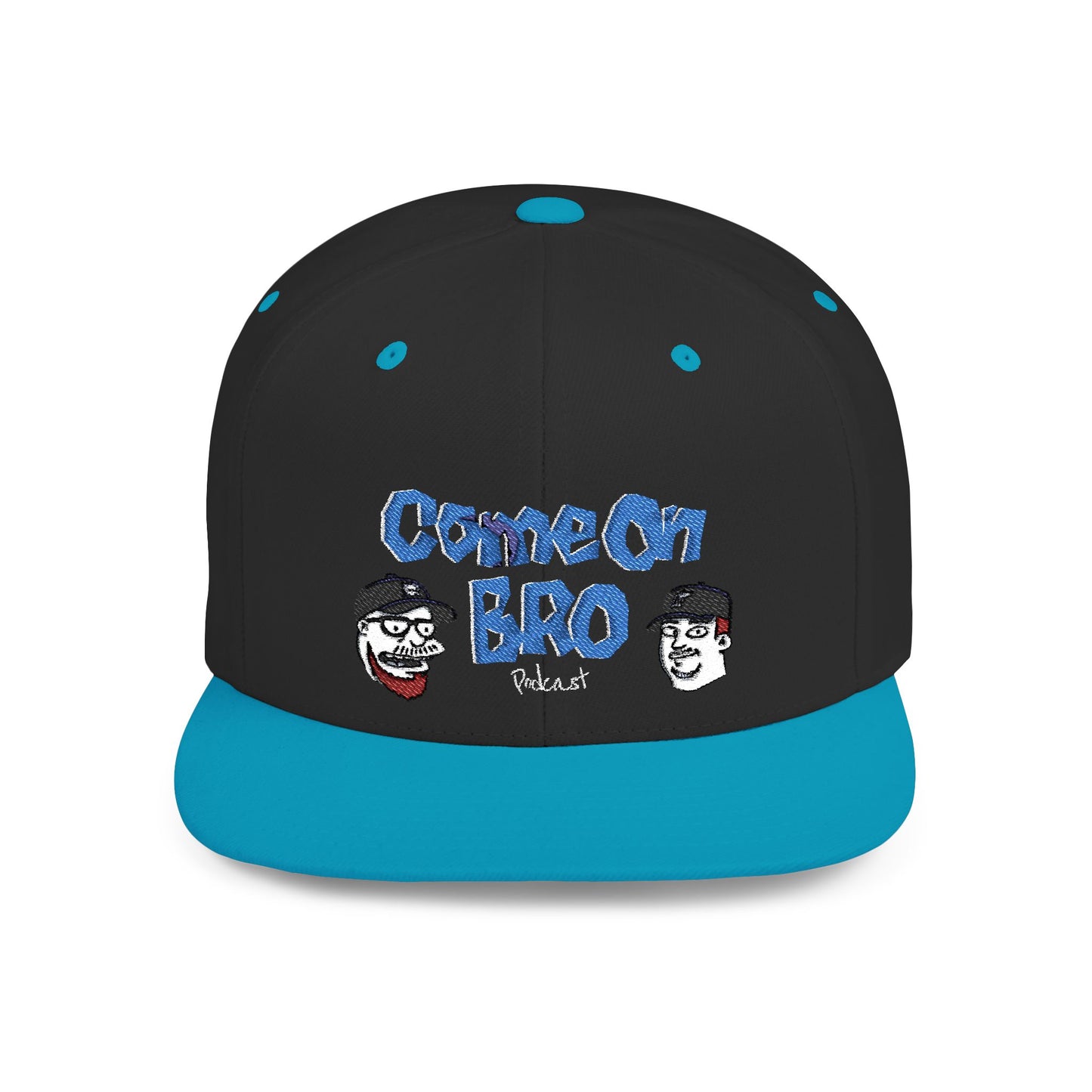 Come On Bro Podcast - Faces Snapback Hat