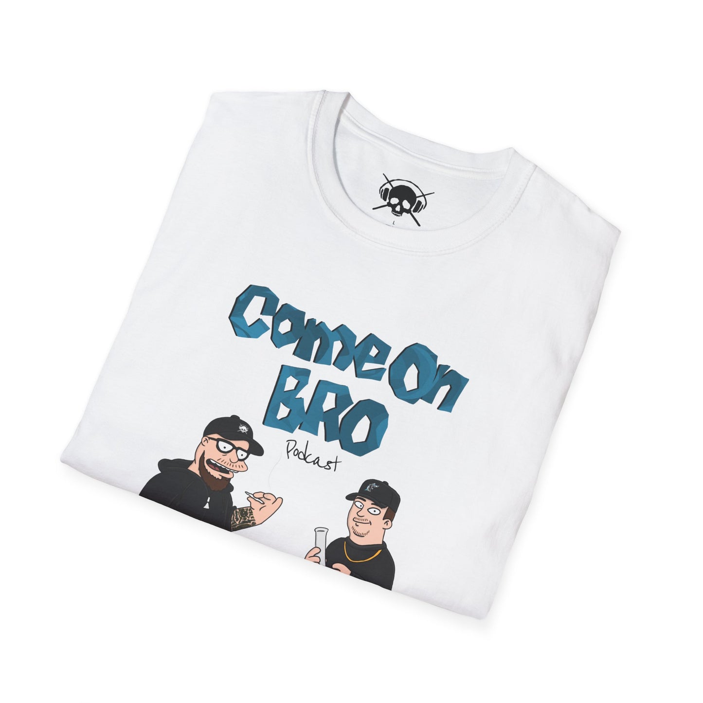 Come On Bro Podcast Logo Tee