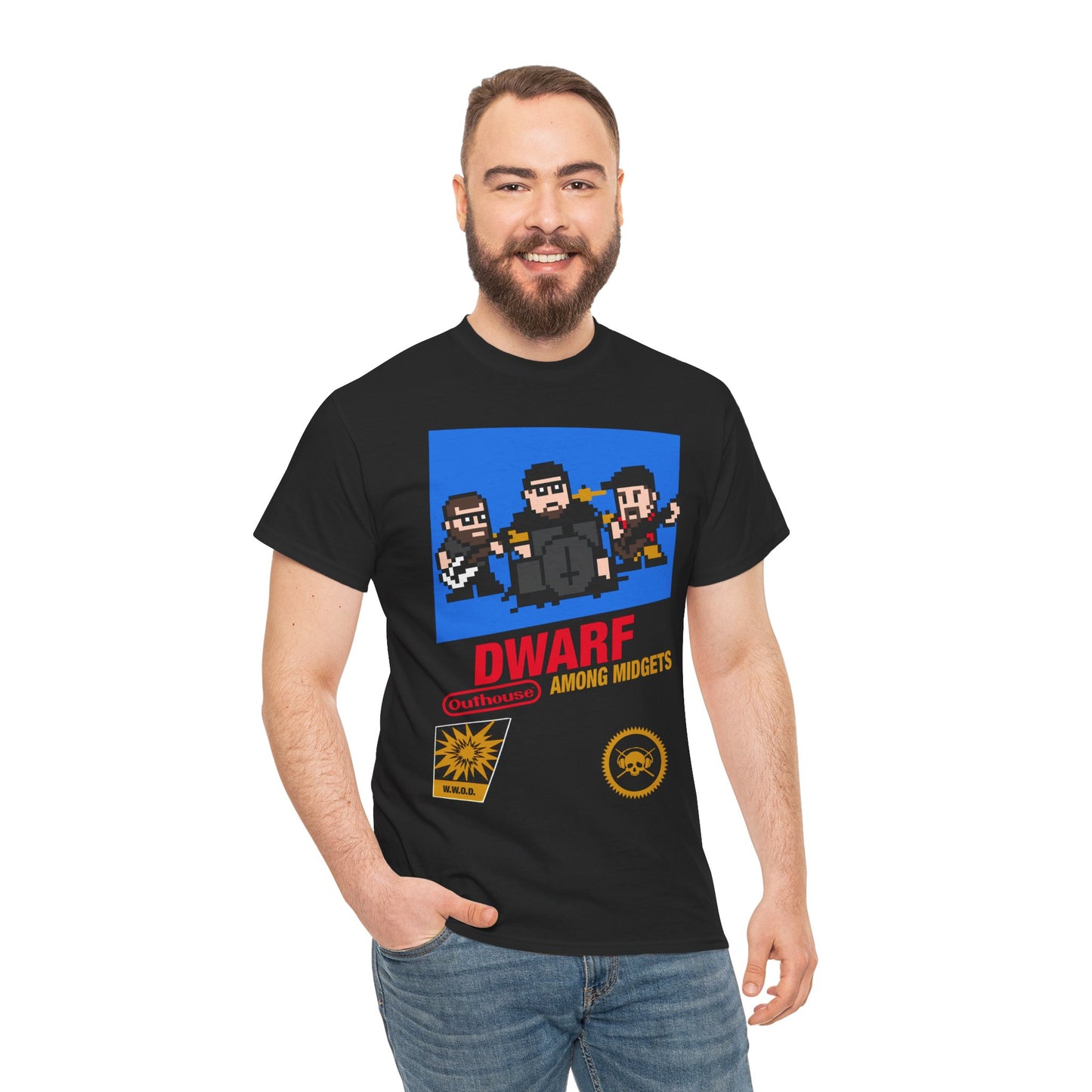 Dwarf Among Midgets - 8 Bit Tee
