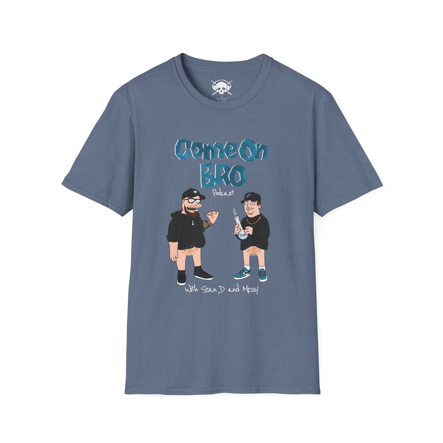 Come On Bro Podcast Logo Tee