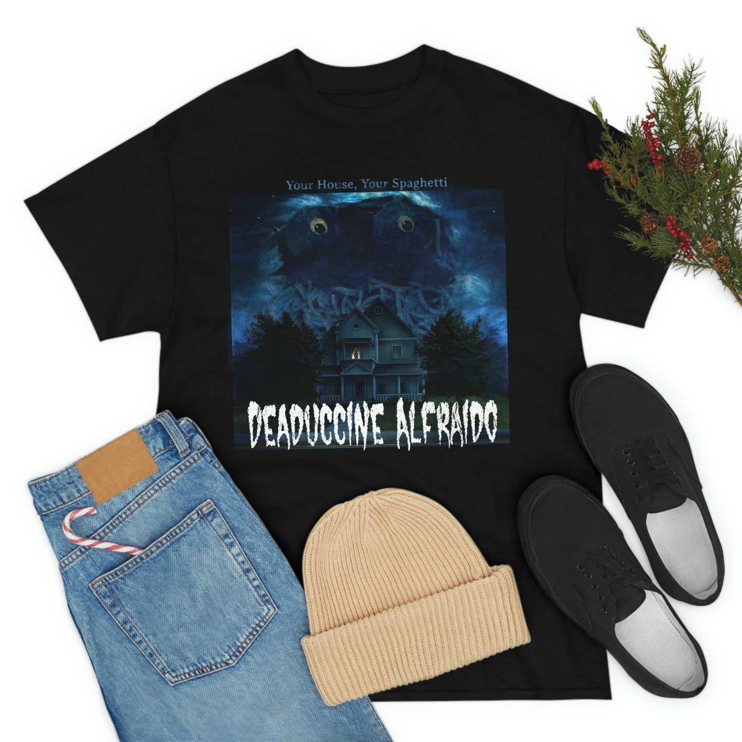 Deaduccine Alfraido - Your House Your Spaghetti Tee