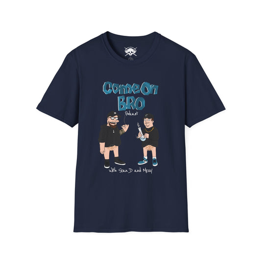 Come On Bro Podcast Logo Tee