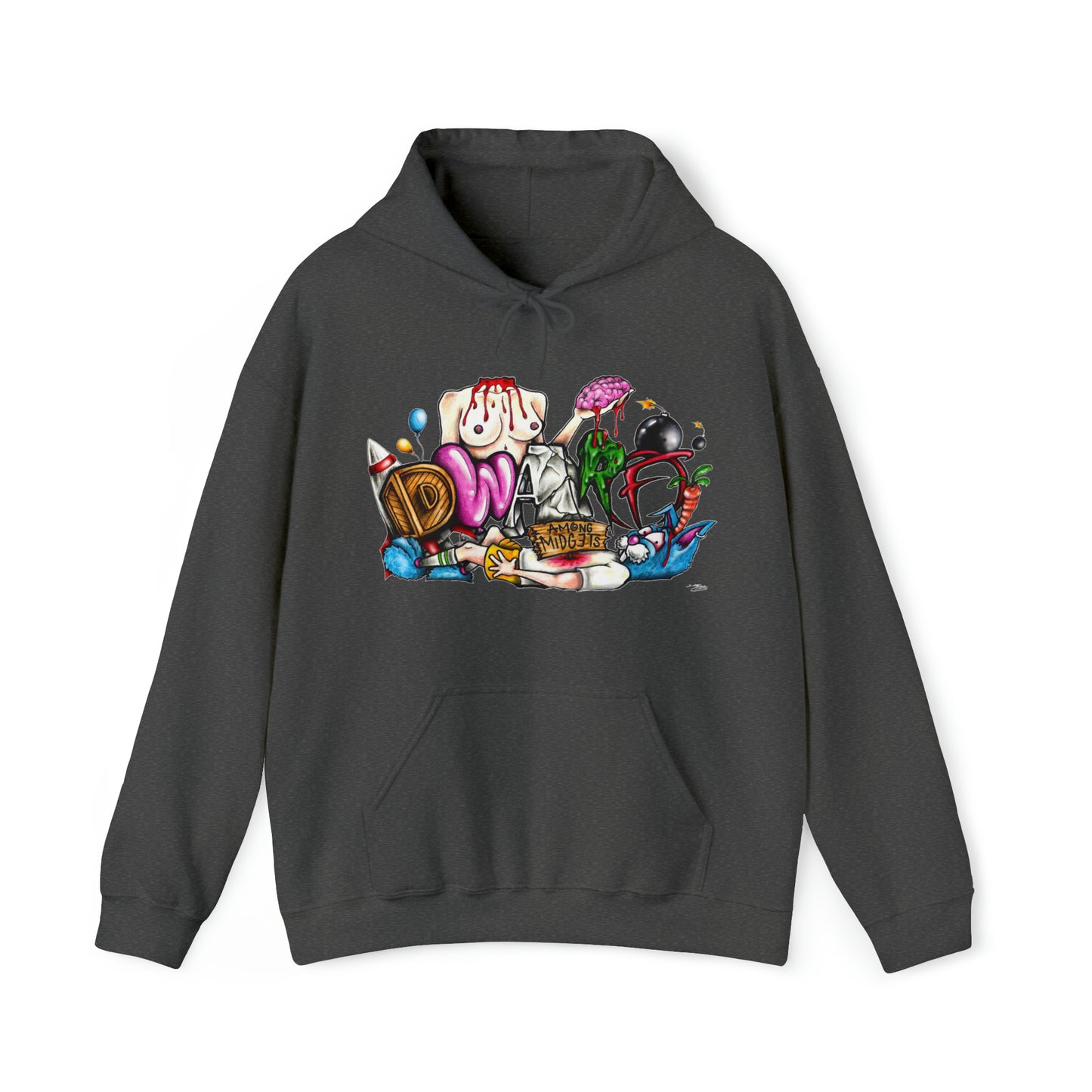 Dwarf Among Midgets - Dysfunktional Jake Art Pullover Hoodie