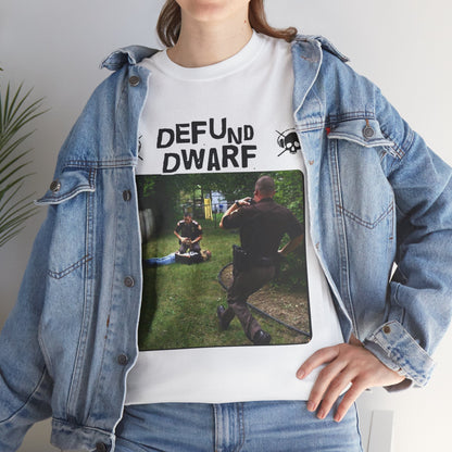 Dwarf Among Midgets - Defund White Tee