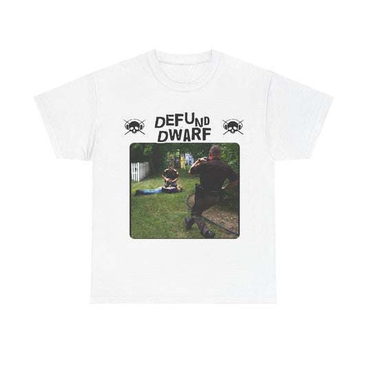 Dwarf Among Midgets - Defund White Tee